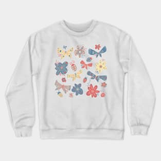 Butterflies and ladybug Crewneck Sweatshirt